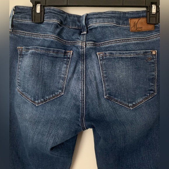MAVI womens boyfriend cut off skinny ankle jeans size stretch dark wash 30x26 - Picture 8 of 15
